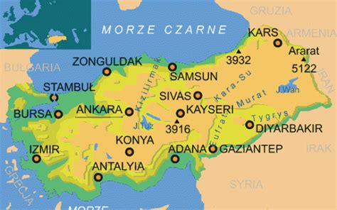 Turcja mapa europy mapa turcji w europie (zachodniej azji azja) mapa turcji mapy polityczna, turystyczne, samochodowe i inne turcja przewodnik, ciekawostki, kultura, wizy. W ciepłych krajach: Turcja - położenie