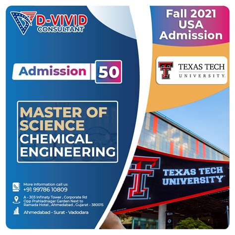 D Vivid Consultant Admission 50 University Name Texas Tech University