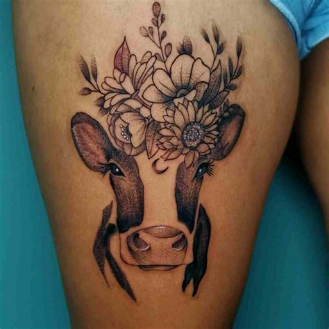 63 Cow Tattoo Ideas For Girls Tattooglee In 2022 Cow Tattoo