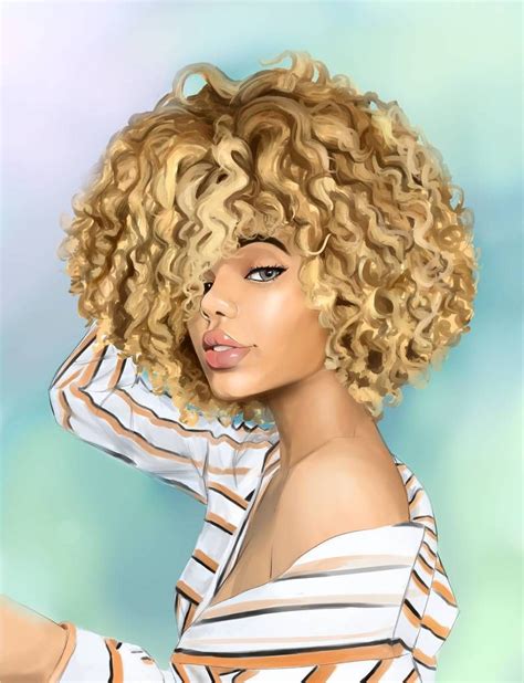 Blondie By Melanoidink On Deviantart Digital Art Girl Black Girl