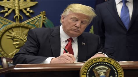 Trump Signs Executive Action For New Vetting Measures To Keep