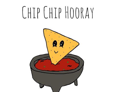 I Value Our Friend Chip Chips And Salsa Pun Card Puns