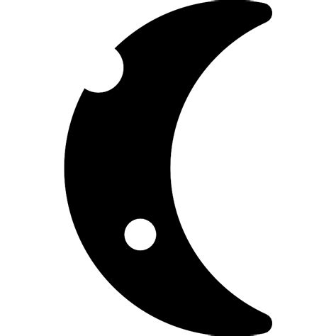 Crescent Moon Vector Svg Icon Svg Repo