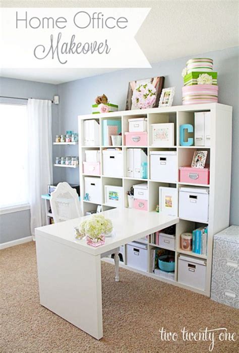 Assembling the queen sized kallax storage bed. 25 Organization Hacks | Craft room office, Craft room ...