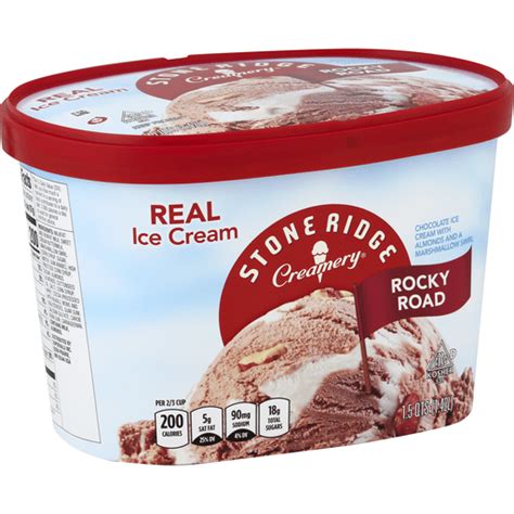 Stone Ridge Creamery Ice Cream Rocky Road Ice Cream Square Scrounds
