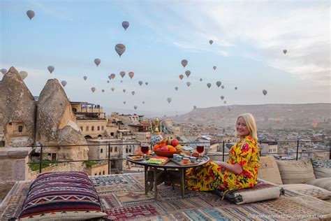 Turkey Hotel With Hot Air Balloon View