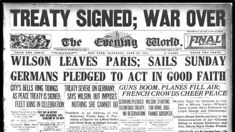 Tough Terms The Treaty Of Versailles