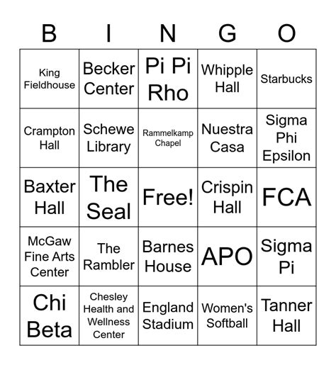 Ic Trivia Bingo Bingo Card