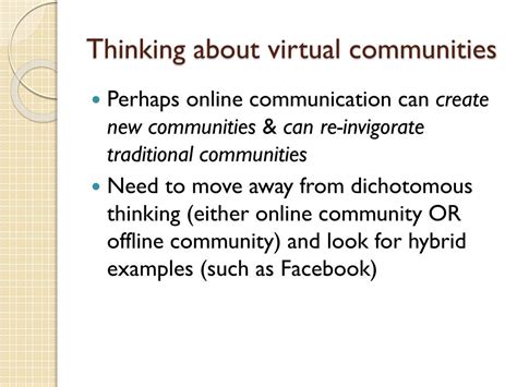 Ppt Virtual Online Communities Powerpoint Presentation Free