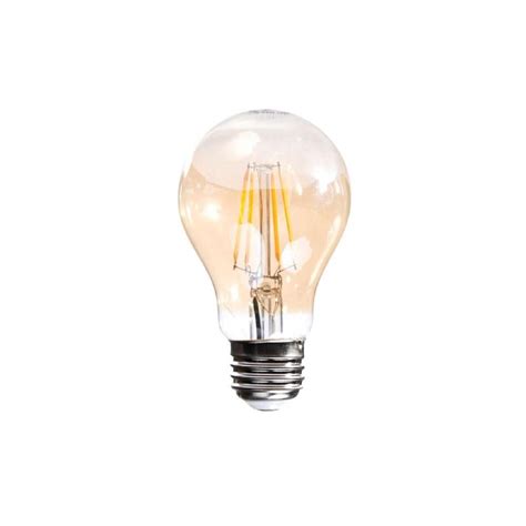 An a19 bulb size would typically have dimensions of about 2.4 inches or 60 millimeters. 40W Equivalent Soft White Vintage Filament A19 Dimmable ...