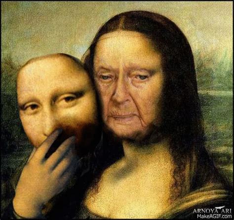 Laugh Together With Mona Lisa On Make A Gif Mona Lisa Parody Mona Lisa Photo Manipulation Art