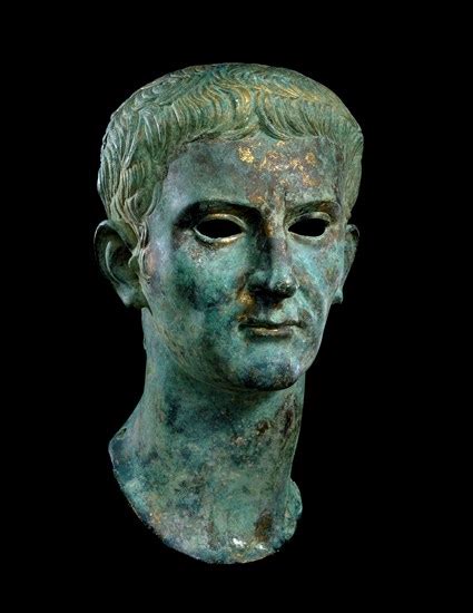Imperial Portrait Of The Emperor Caligula God And Ruler
