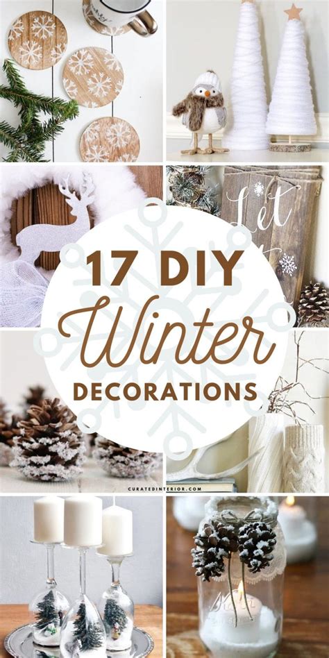 17 Diy Winter Decorations For After Christmas Decorating