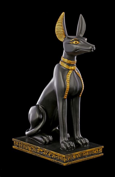 anubis figur Ägyptischer gott schwarz gold groß anubis figuren Ägypten kulturen
