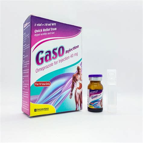 Gaso Injection Omeprazole For Injection Salvavidas Pharma