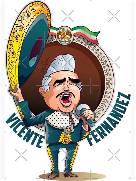 Vicente Fernandez Framed Art Print For Sale By Sauher Redbubble