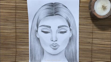 How To Draw A Girl Step By Step Pencil Sketch Easy Way To Draw A