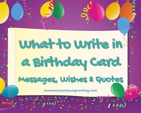 What To Write In A Birthday Card Messages Wishes And Quotes Someone
