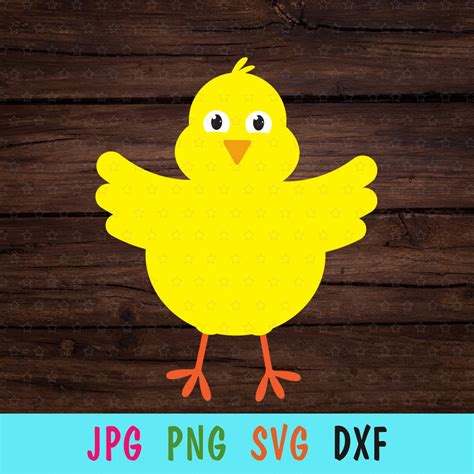 Easter Chick Svg For Cricut Chick Silhouette Print For Etsy