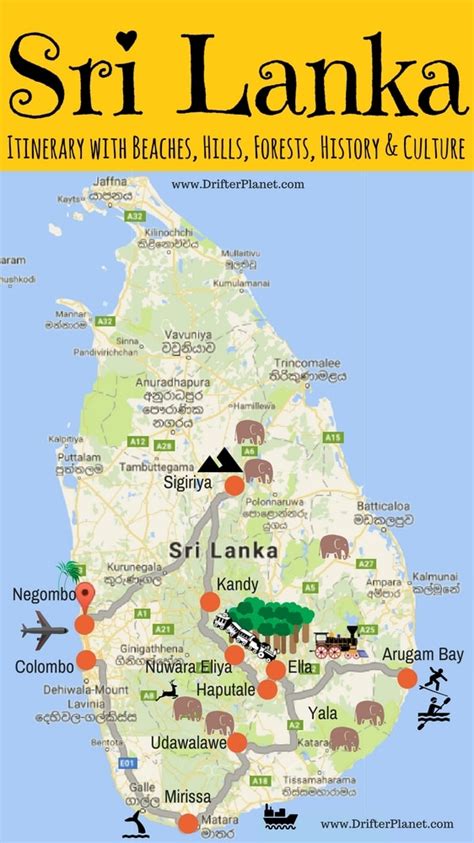 Sri Lanka Itinerary Two Weeks In Sri Lanka Or A Month Drifter Planet