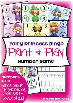(at this time, we are not adding. Fairy Princess Freebie! | Counting activities preschool ...