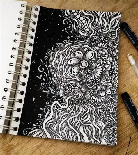 Intricate Doodles And Zentangle Drawings Zentangle Drawings