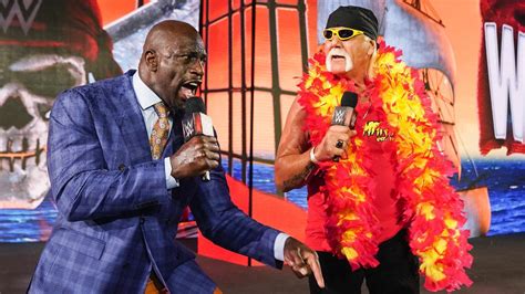 Hulk Hogan Titus O’neil And Wwe Welcome The Wwe Universe To Wrestlemania Wwe