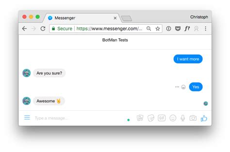 Using Facebook Messenger Quick Replies With BotMan Christoph Rumpel