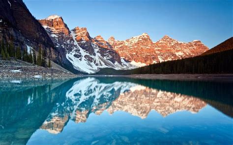 Scarica Morraine Lago Canada Lago Moraine Sfondi Per Desktop Libero