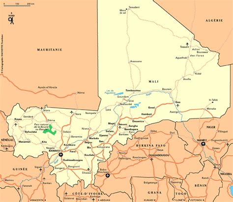 Carte Mali Plan Mali