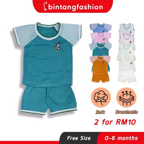 Bintang Fashion Baju Baby Newborn Baju Set Baby Newborn Baby Suit 0