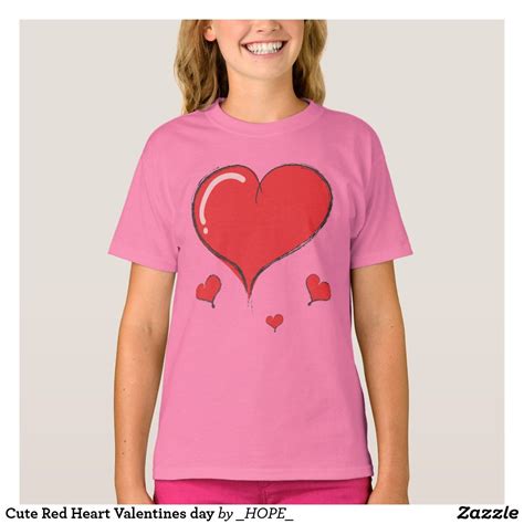 cute red heart valentines day t shirt valentines day shirts cute tshirts red heart cute