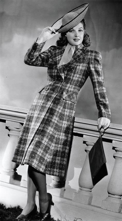 Pin By 1930s1940s Womens Fashion On 1940s Coats And Capes 50s Women