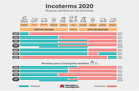 Infografía Incoterms 2020 Comercio Y Negocios Internacionales