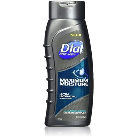 Dial For Men Maximum Moisture Ultra Hydrating Body Wash 16 Oz Pack Of