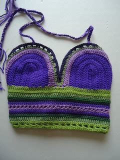 Green And Purple Crochet Halter Top X3 Georgia Flickr