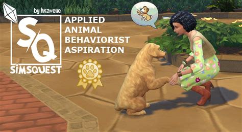 Applied Animal Behaviorist Aspiration Animal Behaviorist Sims 4 Sims