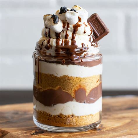 Smores Pudding Jars 6 Pack By 4 Rivers Smokehouse Goldbelly
