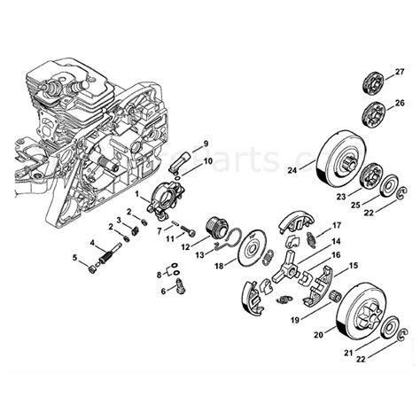 Stihl Ms 391 Parts Diagram