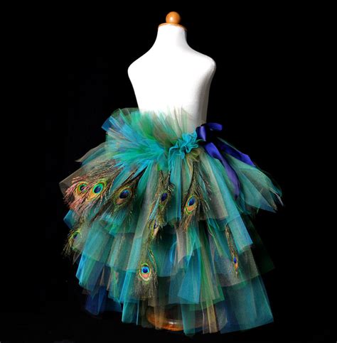 Adult Womens Peacock Feather Bustle Tutupeacock Etsy