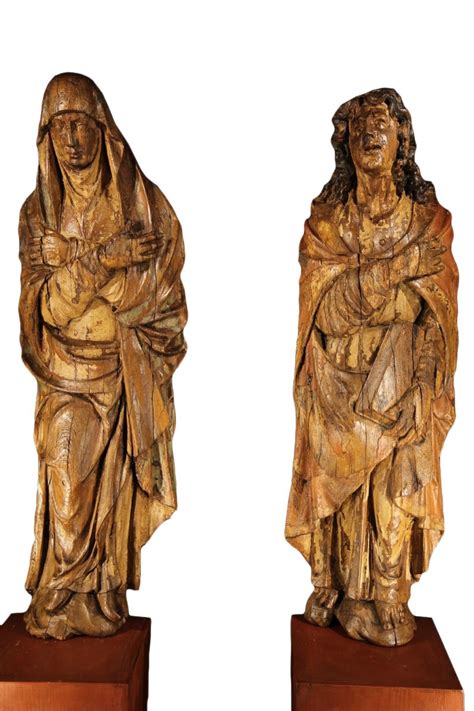 The Virgin Mary And St John Northern Europe Circa 1500 Ref61917