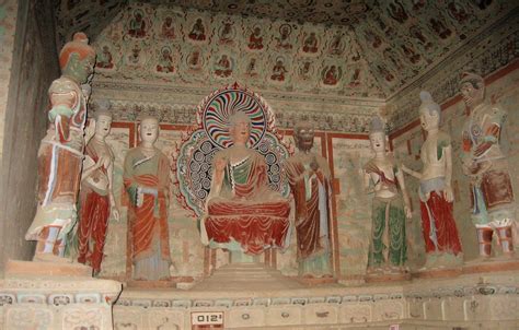 Mogao Grottoes Dunhuang Caves Commonly Known As The Thousand Buddha
