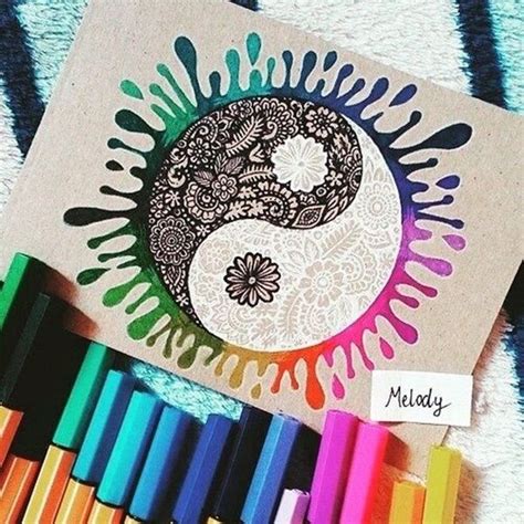 Creative And Simple Color Pencil Drawings Ideas Sharpie Art