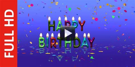Colorful Happy Birthday Animation Video Free Download All Design Creative
