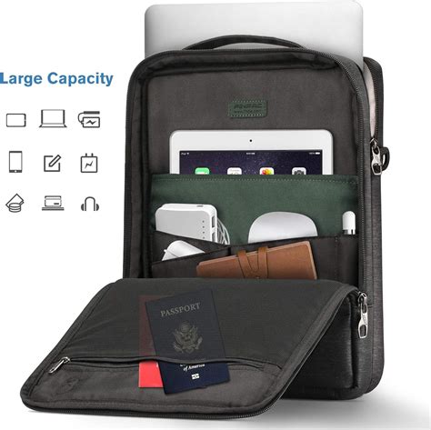 Black 129 Ipad Pro Bag Finpac 13 Inch Tablet Laptop Shoulder Bag For