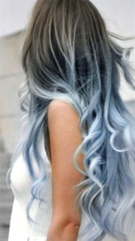 Grey Frozen And Dip Dyed Hair On Pinterest