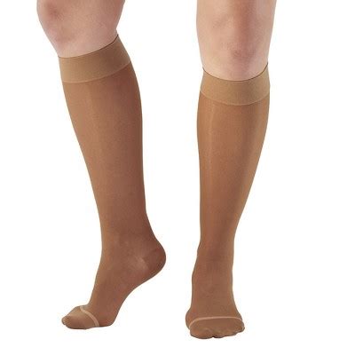 Ames Walker Aw Style Sheer Support Mmhg Compression Knee High