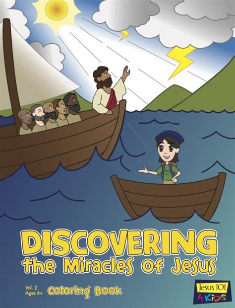 Discovering The Miracles Of Jesus Coloring Book Jesus 101