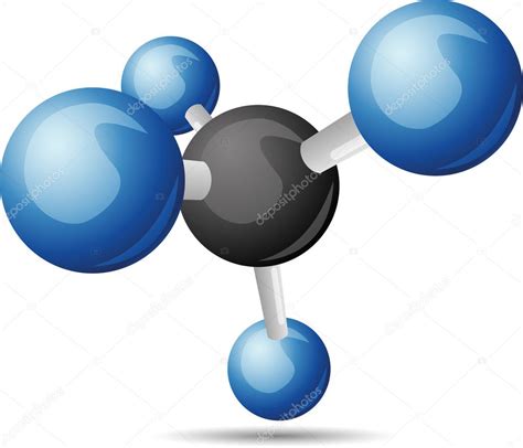 Ch4 Methane Molecule Stock Vector Image By ©yuriyvlasenko 9446196