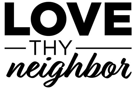 Love Thy Neighbor Telegraph